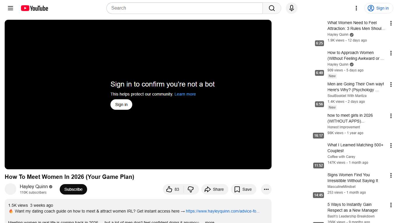 How To Meet Women In 2026 (Your Game Plan) - YouTube